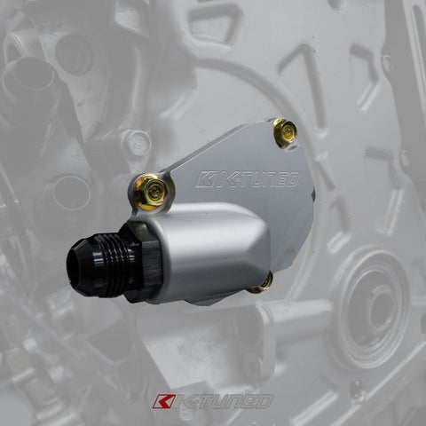 Tensioner Cover with Oil Return