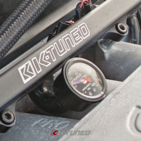 Center Mount Fuel Pressure Gauge (w/ Fitting)