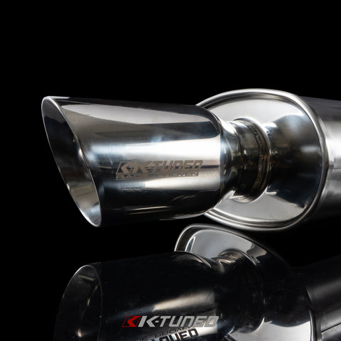 Universal Muffler - Polished / Long (Center Inlet / Outlet)